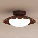 MCM Style Semi Flush Mount Ceiling Light for Kitchen Entryway, 13.78 Inch