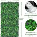 ODTORY Artificial Greenery Wall Panels: 60'' x 120'' UV-Anti Faux Greennery Grass Wall Privacy Backdrop Fence Screen for Garden Fence Covering Privacy, Outdoor Indoor Home Decor