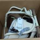 Kid's Bike seat Rear Child Carrier Bike Chair for Bicycle Kids seat for Children 2~4 Years,Weight 55 lbs (rear mounted off white)