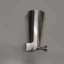 EZ-FLO 5-3/8 Inch Slide-On Zinc Bath Tub Diverter Spout with Hex Wrench and Set Screw, 1/2-inch Copper Pipe, Chrome, 15089