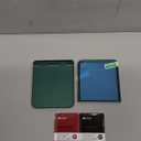 Miimall Rugged Case for Samsung Galaxy Z Flip 7 with Kickstand, Screen Protector & Hinge Protection, [Wireless Charging] Durable Drop Proof Full Body Protective Phone Cover Case for Z7 Flip 5G Green