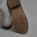 Girls Cowgirl Boots Unisex-Child Mid Calf Glitter Toddler Cowboy Boot Little Big Kids Western Riding Shoes (Pure White)