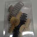 MAORULU Extra Large Matte Claw Hair Clips for Thick Hair, 5.25 lnch, for Women and Girls, 4 Pack (Black Coffee Brown Beige)