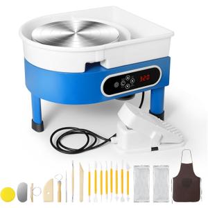 Pottery Wheel for Adults and Beginners,10" Electric Pottery Wheels with ABS Detachable Basin, LCD Touch Screen,350W Ceramic Pottery Wheel Forming Machine Kit