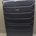 InUSA TREND Luggage with Spinner Wheels | Durable lightweight Hardside Suitcase, Travel Bag with Handle and Trolley | 32-inch Extra-Large Checked luggage | Blue