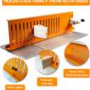 Bandsaw Log Milling Sled, Heavy-Duty Steel Log Clamp for Bandsaw Mill