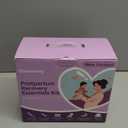 Glamommy Postpartum Recovery Essentials Kit for Women, Labor & Delivery Postpartum Care, Peri Bottle, Cooling Spray, Disposable Postpartum Underwears, Postpartum Pads, Hot&Cold Packs, Soothing Liners