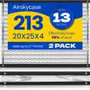 2-Pack 213 Replacement Filter Compatible with AprilAire Whole House Air Purifiers Models 1210, 1620, 2210, 2216, 3210, 4200, MERV 13 Air Purifiers, Size:20x25x4(Actual size:21.18x24.8x4.02in)