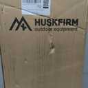 Huskfirm Padded Double Camping Chair, Camping Couch, Black & Red Plaid