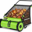 GreenSweep Pickup Pro XL V26 Garden Sweeper – Manual Push Lawn Sweeper for Leaves, Grass Clippings & Garden Debris – Adjustable Height Leaf Collector