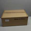 6-Light Farmhouse Black Chandelier 23.6 Inch - Rustic Industrial Iron Candle Hanging with Clear Glass Shades - Dining Room Lighting Fixture for Hallway, Living Room, Foyer, Bedroom,Kitchen Island