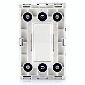 Leviton 15 Amp Decora Weather-Resistant Single-Pole Switch, W5601-2W, White