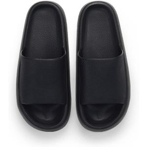 Shower Shoes for Men and Women, Soft Comfortable House Slippers, Ultra Light Quick Drying Non Slip Bathroom Indoor Outdoor Slides Sandals (12-13 Women/11-12 Men, Black) Shower Shoes for Men and Women, Soft Comfortable House Slippers, Ultra Light Quick Drying Non Slip Bathroom Indoor Outdoor Slides Sandals (12-13 Women/11-12 Men, Black)