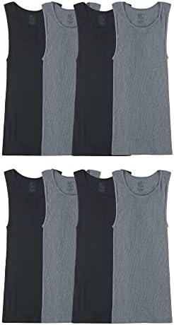 Fruit of the Loom Men's Sleeveless Tag Free Moisture Wicking Tank A-Shirt , size small
