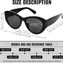 FONHCOO Progressive Sunglasses for Women Men, Multifocal Reader Sun Glasses Outdoor Reading Sunglasses UV400 Protection