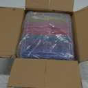 Paper Junkie Photo Storage Box - 4 x 6 in Clear Plastic & 6 Multicolor Inner Cases - Snap-Close Photo Storage Containers & Sticker Box