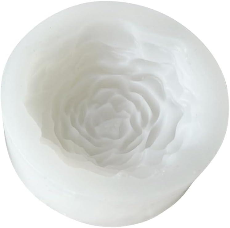 Silicone Molds for Epoxy Resin Peony Flower Shaped Crafts Moulds Silicone Soap Moulds DIY Candle Moulds
