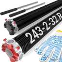 Garage Door Spring 0.243 x 2” x 32” (Pair), 18000 Cycles | Garage Spring Door Replacement, Heavy-Duty & Long-Lasting Garage Door Torsion Spring