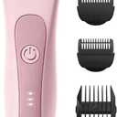 LADYSPOT Hair Finishing Trimmers, with 3 Guard and Replaceable Ceramic Blade Heads, LADYSPOT Hair Shaver Kit Sets (Women-Pink-Version)
