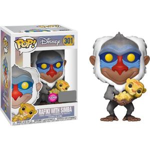 Funko Disney - The Lion King Pop Vinyl Collection - Figure 301 Rafiki Featuring Simba, 9 cm, 24570