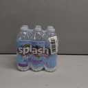 SPLASH REFRESHER Flavored Water Bottles, Acai Grape Flavor - 6-Pack, 16.9 Fl Oz - Refreshing Flavored Bottled Water with Electrolytes - Zero Sugar & Zero Calories