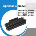 B235 B225 B230 Toner Cartridge Black Extra High Capacity Compatible for Xerox 006R04399 006R04400 006R04401 Replacement for Xerox B225 B230 B235 Printer 3000 Pages 1 Pack with New Chip