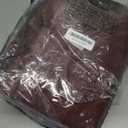 Pinch Pleated Memory Trained Linen Curtains Brown, 95x39 inches