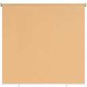 CICADA SPEECH Outdoor Roller Shade Roll Up Shade Cloth Patio Blinds for Deck Porch Balcony Backyard (7.5' W X 6' L), Wheat