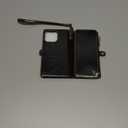 Defencase Compatible with iPhone 15 Pro Max Case Wallet with RFID Blocking Card Holder for Women Men, PU Leather Magnetic Snap Flip Zipper Strap Wallet Phone Case Fit for iPhone 15 Pro Max 6.7, Coffee