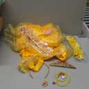 Princess Costume for Girls Kids Belle Dress Halloween Cosplay Party Outfit Toddler Princess Dress Up (7-8 Years)