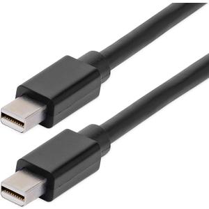 StarTech.com 6ft (2m) Mini DisplayPort Cable, 8K 60Hz HDR10, Ultra HD 4K 120Hz Video, mDP 1.4 Cable for Monitors, Mini DisplayPort Cord - M/M (Black)