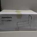 Bed Step Stool for Adults, Bedside Steps for Elderly Seniors with Non-Slip Handle & LED Light, Stable Assist Rail for High Beds 