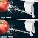BIGCOW Ultra-Slim Bidet Attachment for Toilet - Dual Nozzle (Frontal & Rear Wash) with Adjustable Cold Water Pressure and Stainless Steel Inlet - Hygienic Solution for Fresh Cleanliness, Gold 1 Pcs