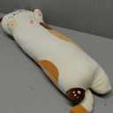 Very Soft Cat Long Hugging Pillow Plush Kitten Kitty Stuffed Animals Milky White 26"