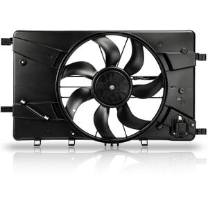Engine Cooling Radiator Fan Assembly Fit for Chevrolet Cruze 2011-2016, Cruze Limited 2016, Fit for Buick Verano 2012-2017, Reference Number 13450284, 13427161, 13450232