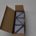 NIORSUN Solar Step Lights for Outside, 6 Pack Warm White Solar Stair Lights Outdoor Waterproof Auto On Off, Outdoor Stair Light for Steps, Patio, Yard, Porch, Front Door, Sidewalk, Deck Decor Brown