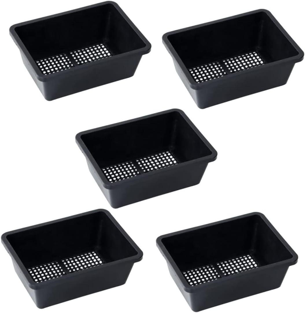 Yardwe 4pcs Plant Nursery Tray Germination Pots for Indoor Breathable Containers for Gardening Transparent Design for Enhanced Growth and Healthy Plants