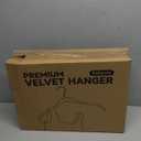 30 Pack Velvet Hangers for Clothes  Non-Slip Slim Flocked Shirt Hangers with 360 Swivel Hook, Space-Saving Felt Hanger for Coats, Sweaters, Tops, Blouses(Beige)