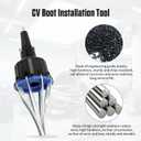 Automotive Pneumatic CV Joint Boot Installation Tool, Joint Boots Expander Suitable for All Universal, CV Axle Install Removal Tool Compatible with Audi, BMW,Benz, UTV, ATV