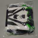 Girls Black and White Striped Tulle Dress with Headband Set Toddler Halloween Dress Up Outfit (6-7 Years)