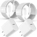 iPad Fast Charger,2Pack iPad Pro Charger 10FT Long USBC to C Cable Cord 20W USB C Charger i-Pad Charging Block for iPad 10,i-Pad Mini 6/7,iPad Air/iPad Pro 13/12.9/11inch 2020/2021/2022/2024