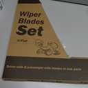 OEM Quality Windshield Wiper Blades, 26 and 22 DSV Standard Car Wiper Blades With Universal U/J Hook Only, Automotive Replacement Wiper Blades for my Car, Water Repellency Wiper Blade, Pack of 2
