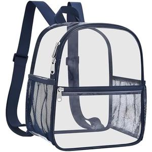 Oraben Clear Backpack Stadium Approved 12X11x6, Waterproof Clear Bag Stadium Backpack for Concert Work Sport Event