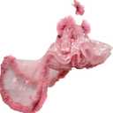 KLFFLGlD Baby Flower Girl Pageant Dresses ButterlyEmbroidered Sequin lace Toddler Formal Wedding PartyPurple Dresses (18-24 Months, Long Sleeved Butterfly Trailing Dress)