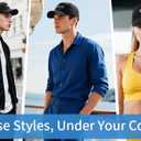 Brand CAPS for Sport, Casual, Fashion, Adjustable Buckle, Running Workouts and Outdoor Activities All Seasons. Black (Black)