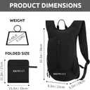 GRIO Ultralight Hiking Daypack 15L - Water-Resistant Foldable Backpack for Men & Women, Compact Packable Backpack for Outdoor Activities, Camping, Travel & Cycling