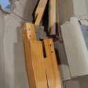 Sweetcrispy Solid Wood Bed Frame, Twin Size Bed Base with Wood Slat Support, Sturdy, Stylish & Noise-Free Design, No Box Spring Needed, Easy Assembly, 12 in Natural Pine (Brown)