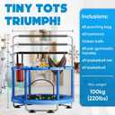 55" Toddler Trampoline for Kids Ages 38 Indoor & Outdoor Kids Trampoline Anti-Tilt Frame, Adjustable Gym Bar, Basketball Hoop, Ocean Balls, Boxing Bag, Hammock & Boxing Gloves