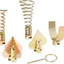 6-Piece Drain Snake Head Set (7/8 Inch)  Includes 4-Blade Sawtooth Cutter,Straight Retrieving Auger,Spade&Sharktooth Cutter,Retrieving Tool,Spring Key Compatible with K-60SP, K-60SE, K-750 Machines