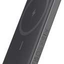 Anker Cargador porttil magntico 621 (MagGo), banco de energa inalmbrico de 5,000 mAh con cable USB-C, batera compatible con Magsafe para iPhone 16/15/14/13/12 Series (Negro -)